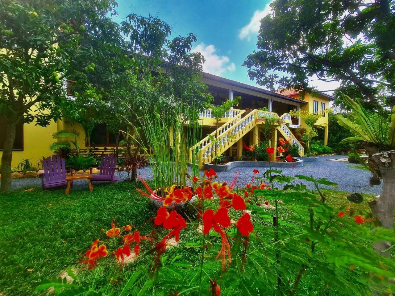 Villa Romduol Kampot Extérieur photo